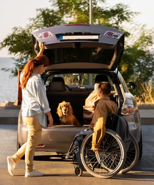 Friendly Support Worker Driver